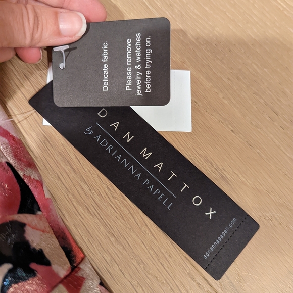 Beautiful Floral Pink and Navy Dress - Picture 7 of 11